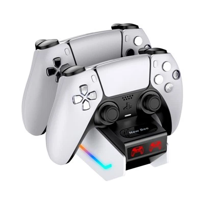 Podnožje za punjenje s dvostrukim PS5 kontrolerom